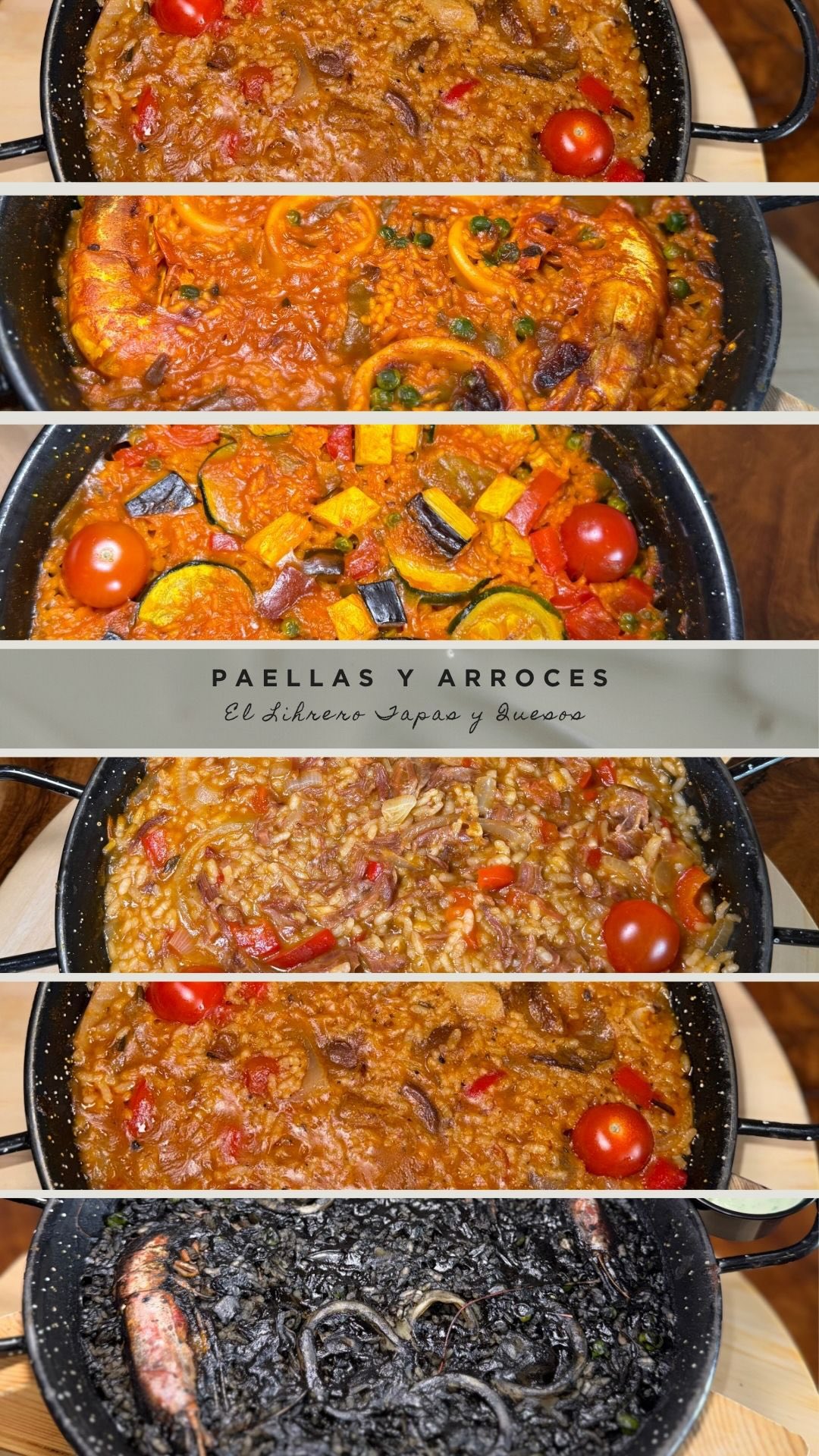 Paellas y arroces de El Librero